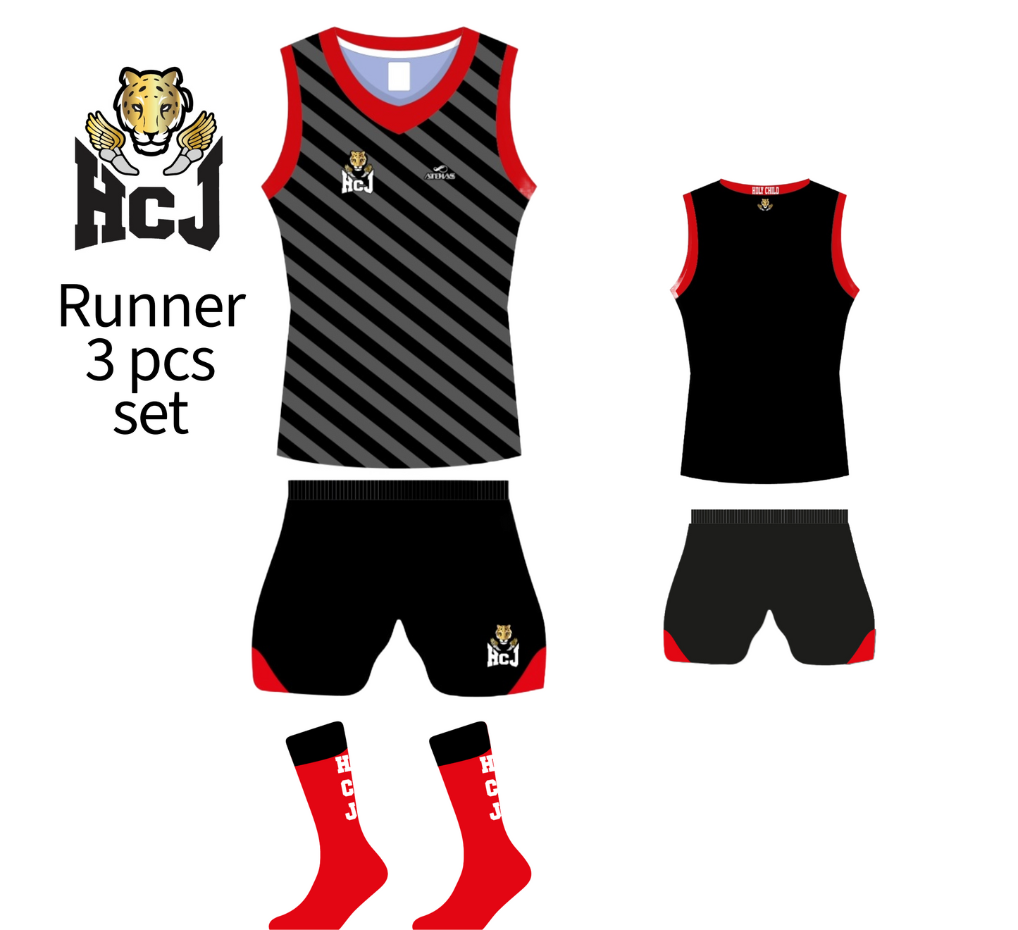 HCJ Track Uniform Set 3pcs - Required