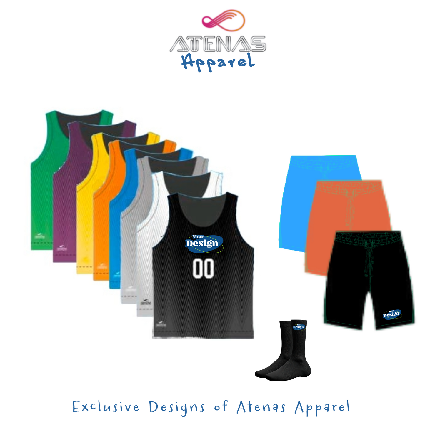 We also create bulk collections—perfect for outfitting entire programs during tournaments, camps, and seasonal leagues.
